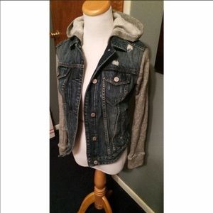 Express Jean hooded jacket